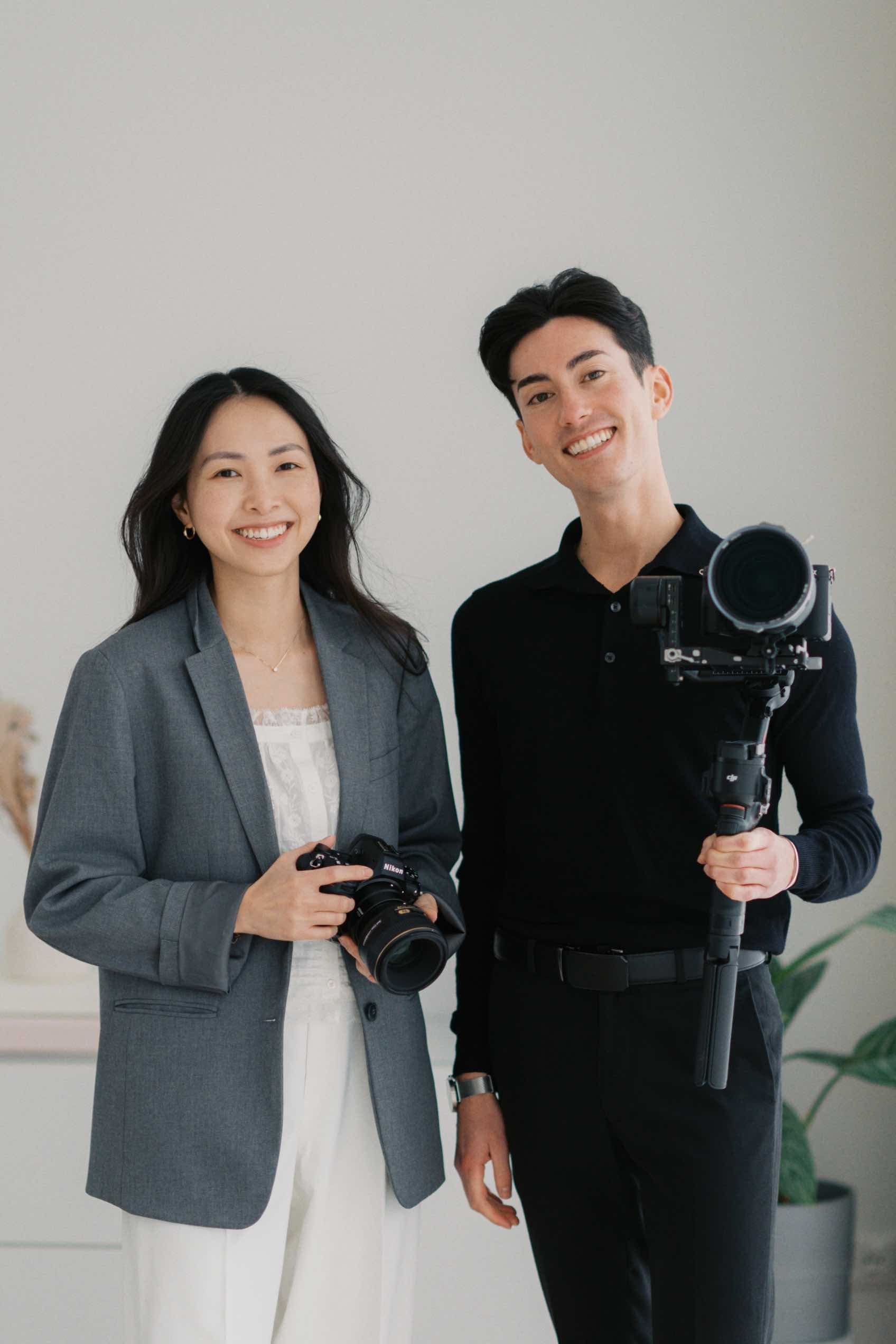 Esli Schanschort van Cinecrush met fotograaf Jos&eacute; Chan, beeldpakket foto en film